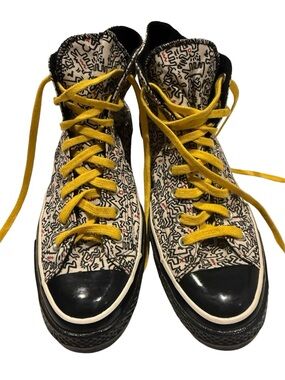NWOT- Mens/Womens- Converse- Sz 11M/13W-YOU Custom Keith Haring Sneakers